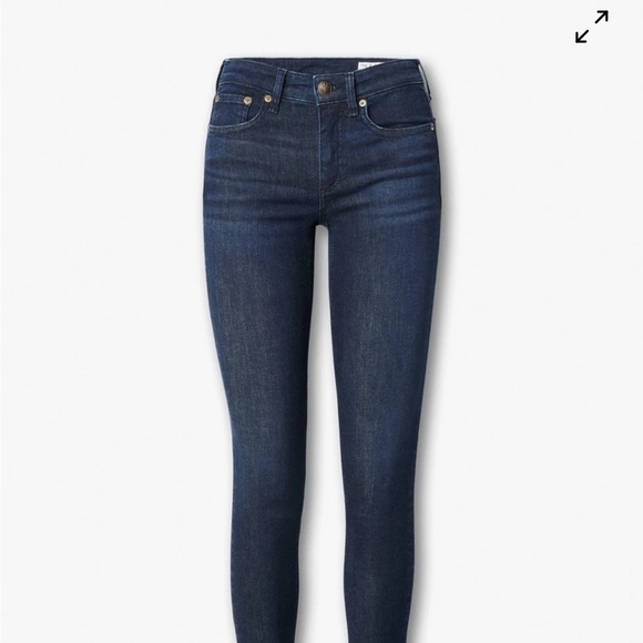 Rag & Bone Dark Blue Denim Jeans - Picture 6 of 10